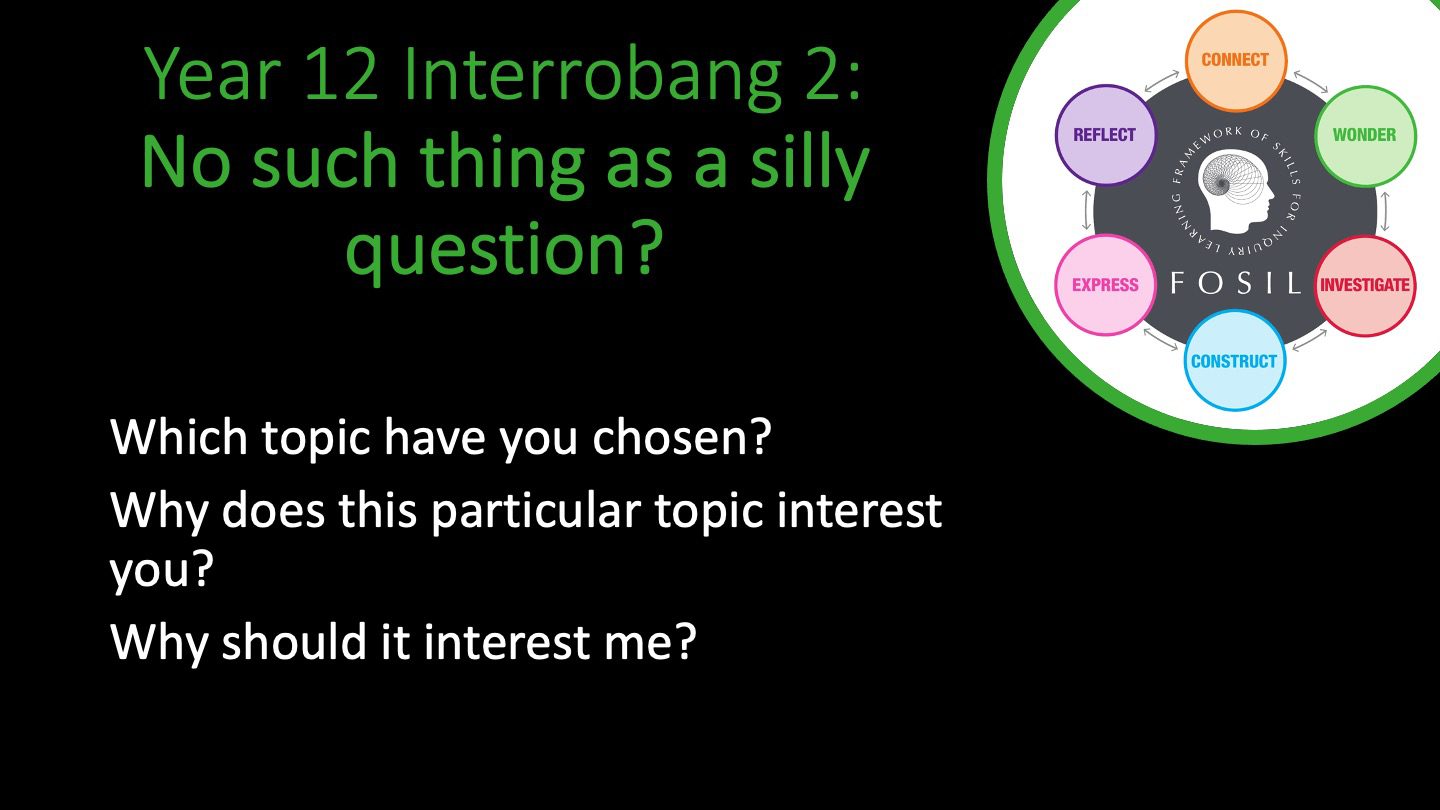 Interrobang 2: questions