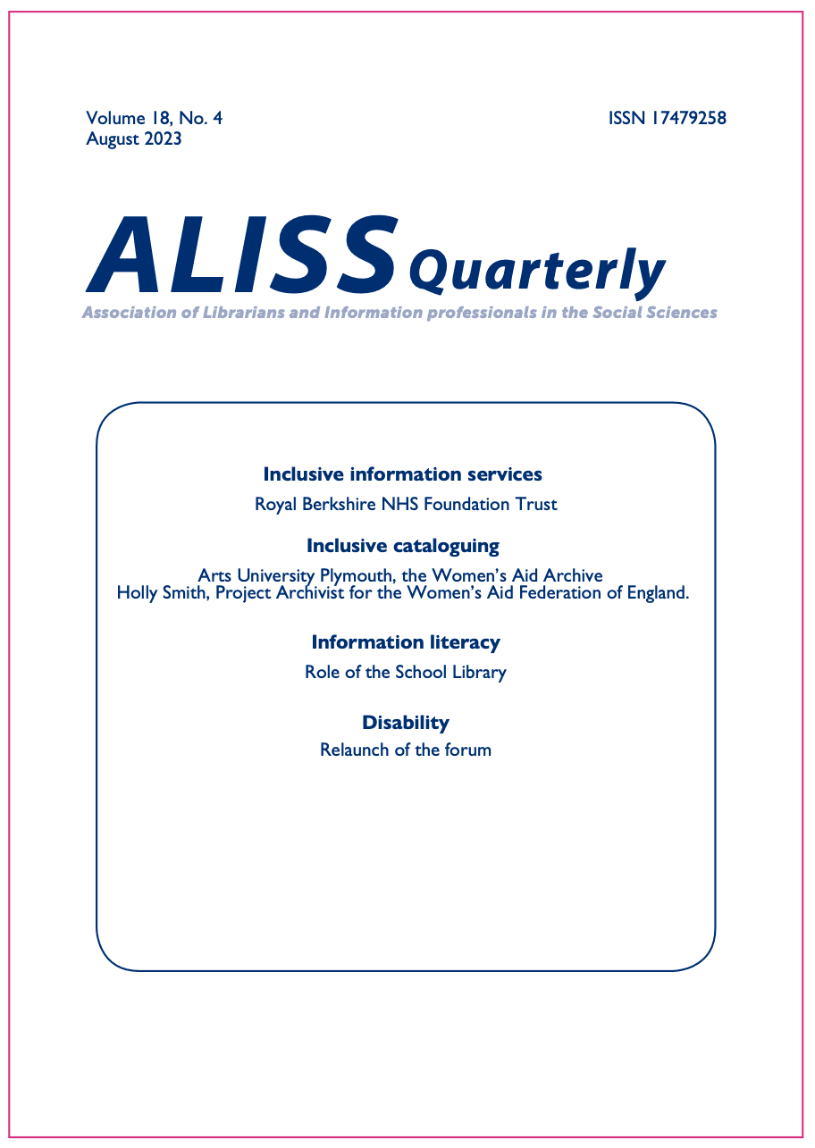 Article | ALISS Quarterly Newsroom